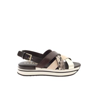 Hogan H257 Leather Sandals