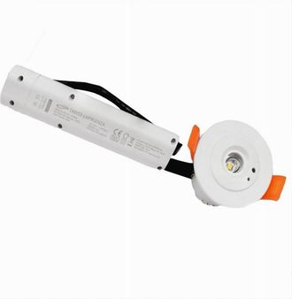 Trade Shop Trade Shop - Foco Empotrable De Emergencia 3w 1 Led Cob Anti Blackout Luz Fr&iacute;a 6500k Na05-sl-1