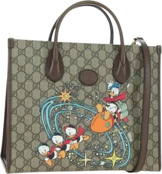 Gucci Pre-owned Tote Bags, female, Multicolor, Size: ONE SIZE Pre-owned Vintage Tote Bag