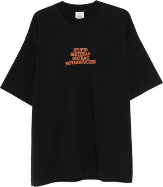 VETEMENTS Text-print T-shirt