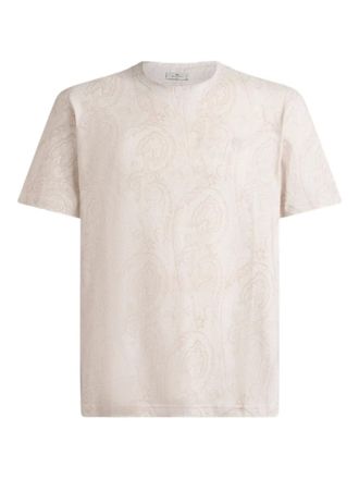 Etro T-shirt met patroon - Beige