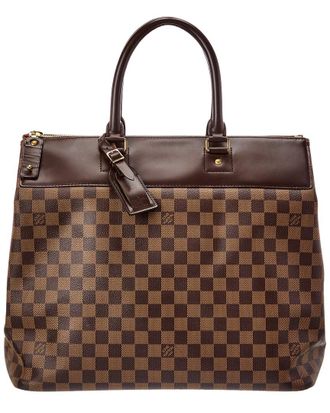 Louis Vuitton Brown Damier Ebene Coated Canvas Greenwich Pm (Authentic Pre-Loved)