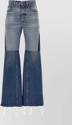 Chlo&eacute; denim flared trousers