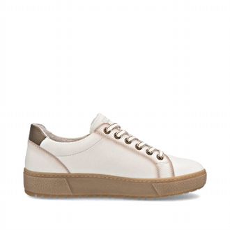 Rieker Womens Noelani 00 Sneaker In Cotton/bronze