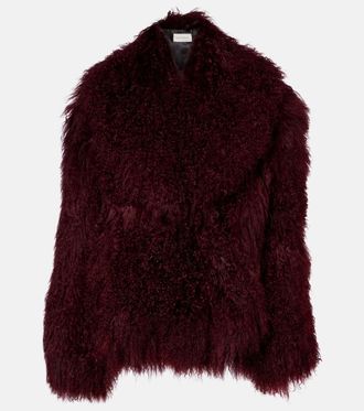 Nour Hammour Mirja shearling jacket