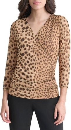 DKNY Dkny Printed Mesh Top