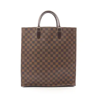 Louis Vuitton Brown Coated Canvas Pvc Leather Handbag Tote Bag (Pre-Owned)