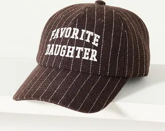 Favorite Daughter Cotton Striped Baseball Hat