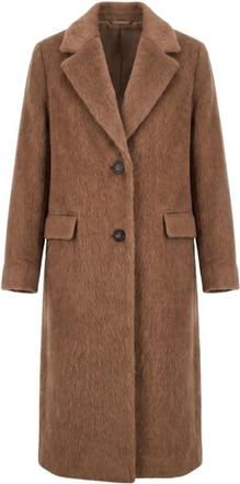 PESERICO S20191 08434 Jas - Dames - Mantel - Bruin - L - Jassen