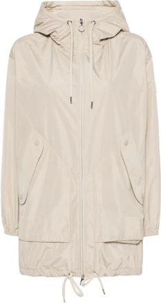 Moncler Parka Jas - Dames - Parka Jassen - Beige - S - Polyester - Jassen