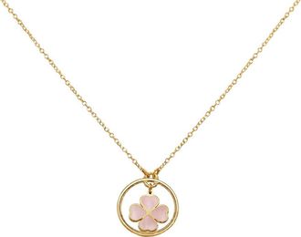 Italian Gold, Inc 14K Pink Agate Pendant