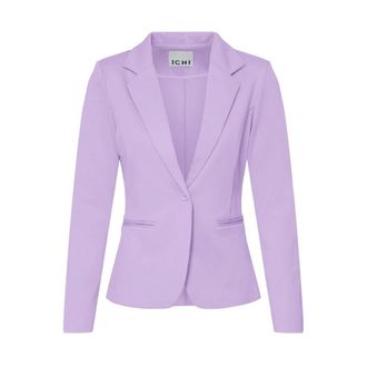 Ichi Ichi - Blazer - Dames - Jassen - Paars - Maat: 3XL