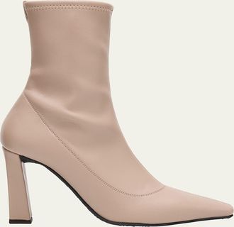 Giuseppe Zanotti Barbaro Stretch Leather Ankle Booties