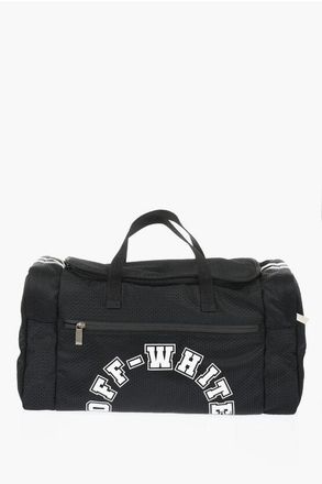 Off-white Nylon OUTDOOR BASEBALL Weekendtas met Afneembare Banden in Zwart