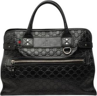Gucci Bolso Tote de Negocios Pre-owned - Pre-owned - Mujer - Negro - ONE SIZE