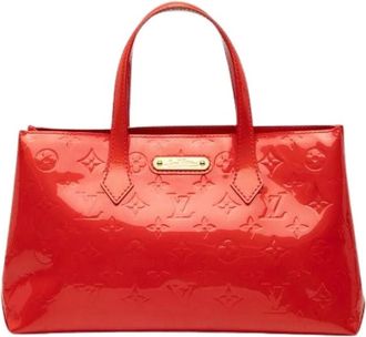 Louis Vuitton Pre-owned Handbags, female, Red, Size: ONE SIZE Pre-owned Canvas Handbag