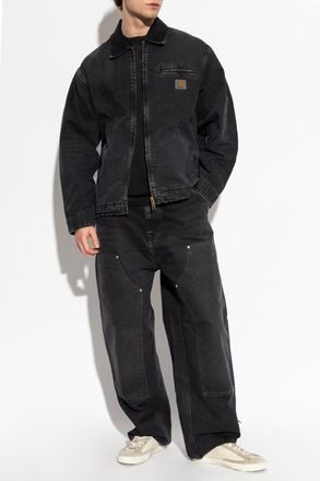 Carhartt Work in Progress Double Knee Jeans, Mens, Black