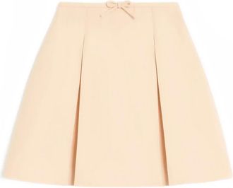 Valentino Garavani Minigonna Crepe Couture - Toni neutri