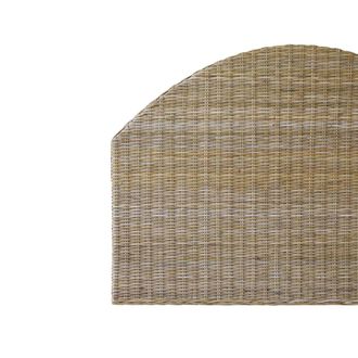 Tikamoon Cabecero de rat&aacute;n kubu de 160 cm