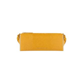 Elisabetta Franchi Borsa a spalla effetto coccodrillo - - Bags - Donna - Giallo - ONE SIZE