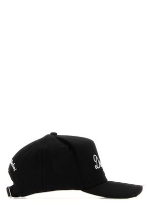 Dsquared2 Mens Black Cotton Baseball Cap Nero Exterior: Cappelli Hat