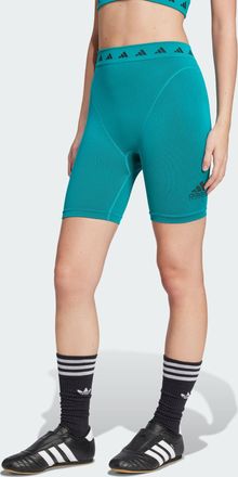 adidas Originals Womens EQT Shorts - Turquoise - Size Small