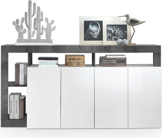 Vente-Unique Buffet 4 Puertas Francfort - L184 Cm