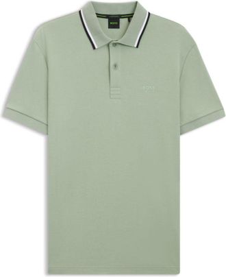 BOSS Paddy slim-fit polo shirt in interlock cotton