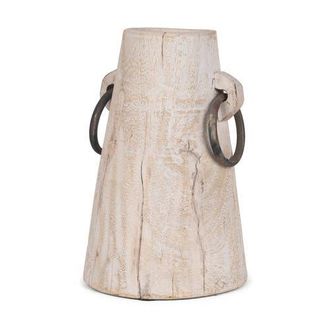 Mercana Monique Wood Pot in Beige at Nordstrom, Size Large