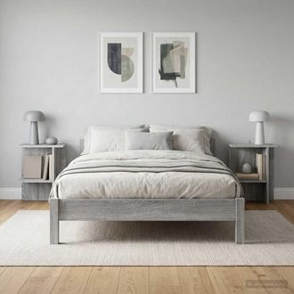 vidaXL Vidaxl Tavolino Da Salotto 2 Pz Grigio Sonoma 40 X 30 X 49 Cm