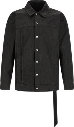 Rick Owens Cotton blue Mens Jacket
