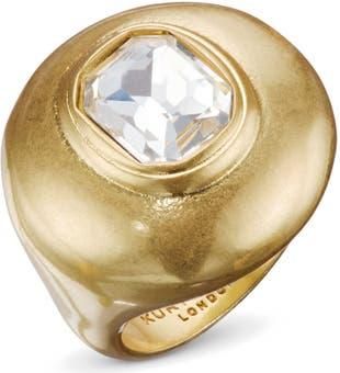 Kurt Geiger Crystal Button Cocktail Ring at Nordstrom, Size 7
