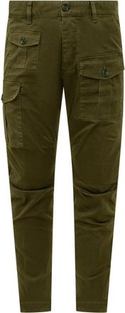 Dsquared2 Cargo Pants - Heren - Slim Fit Broeken - Bruin - 2XL - Katoen - Broeken
