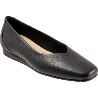 Softwalk Vellore Flat - Multiple Widths Available in Black Tumbled at Nordstrom Rack, Size 10.5