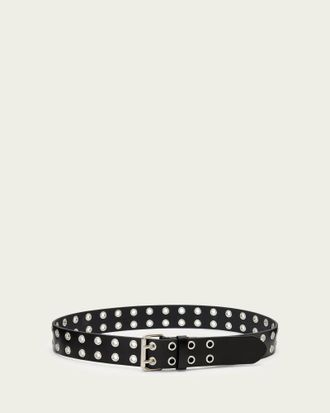 AllSaints Iryna Leather Double Belt