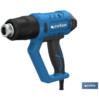 cofan Pistola ad aria calda con display digitale lcd 2000 w