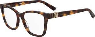 Moschino Occhiali da vista - Dames - Brillen - Bruin - 55 MM - Accessoires