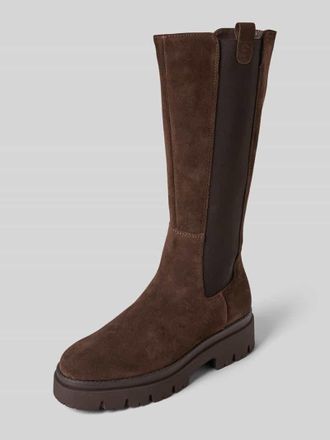 Tamaris Tamaris Stiefel aus echtem Rindsvelours in Dunkelbraun, Gr&ouml;&szlig;e 37