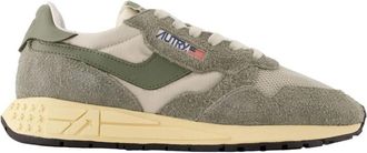 Autry Reelwind Lage Sneakers - Heren - Sneakers - Groen - 45 EU - Leer - Schoenen
