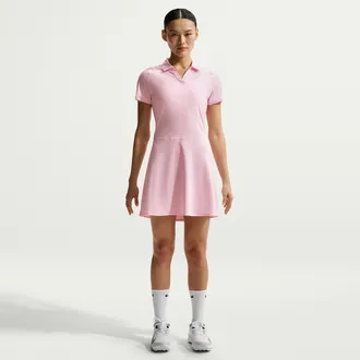 Nike Womens Victory Dri-FIT Golf Polo Dress in Pink | IB0220-663