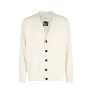 Amaranto Amar&aacute;nto, Truien & Vesten, Heren, Wit, XL, Wol, Cardigan