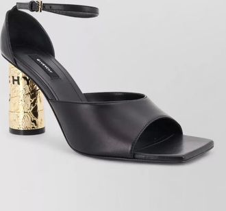 Givenchy leather tape heel mules