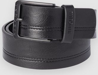 Rip Curl Double Stitch Pu Cintur&oacute;n negro
