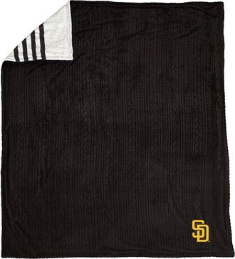 Pegasus Sports San Diego Padres Mlb Sherpa Stripe Blanket