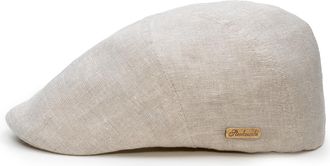 Sterkowski Ivy Five Cap | 100% Linen Flat for Men and Women Summer Caps Mens Fabric Sun Hats Trucker Vintage Breton Ireland 58 cm Beige