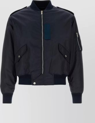 Givenchy bomber jacket with epaulettes and pockets