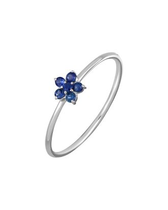 Bony Levy El Mar 18K 0.20 Ct. Tw. 6 Sapphire Stackable Ring