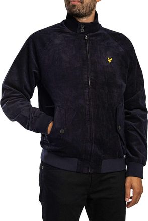 Lyle & Scott Corduroy Harrington-Jas, Blauw