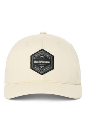 Travis Mathew In the Chase Snapack Baseball Cap in Italian Sand at Nordstrom