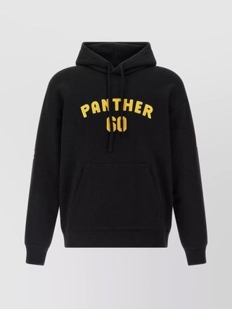 Valentino Garavani hooded sweatshirt with front pocket and ribbed hem